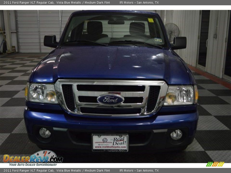 2011 Ford Ranger XLT Regular Cab Vista Blue Metallic / Medium Dark Flint Photo #2
