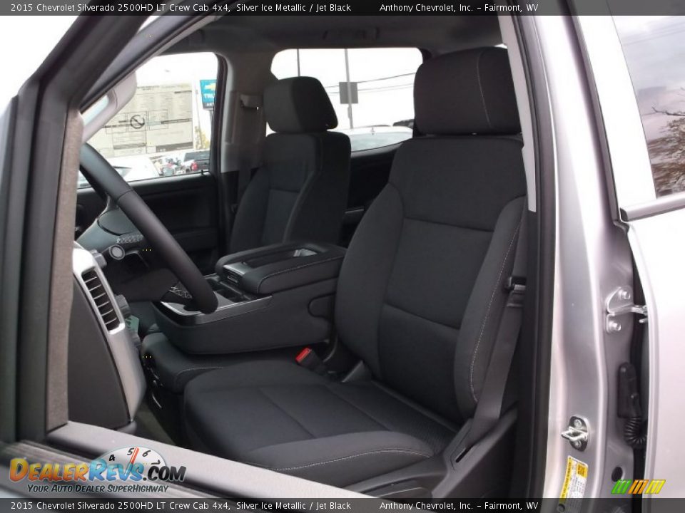2015 Chevrolet Silverado 2500HD LT Crew Cab 4x4 Silver Ice Metallic / Jet Black Photo #12