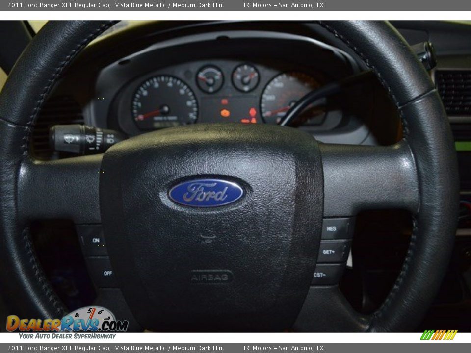2011 Ford Ranger XLT Regular Cab Vista Blue Metallic / Medium Dark Flint Photo #15