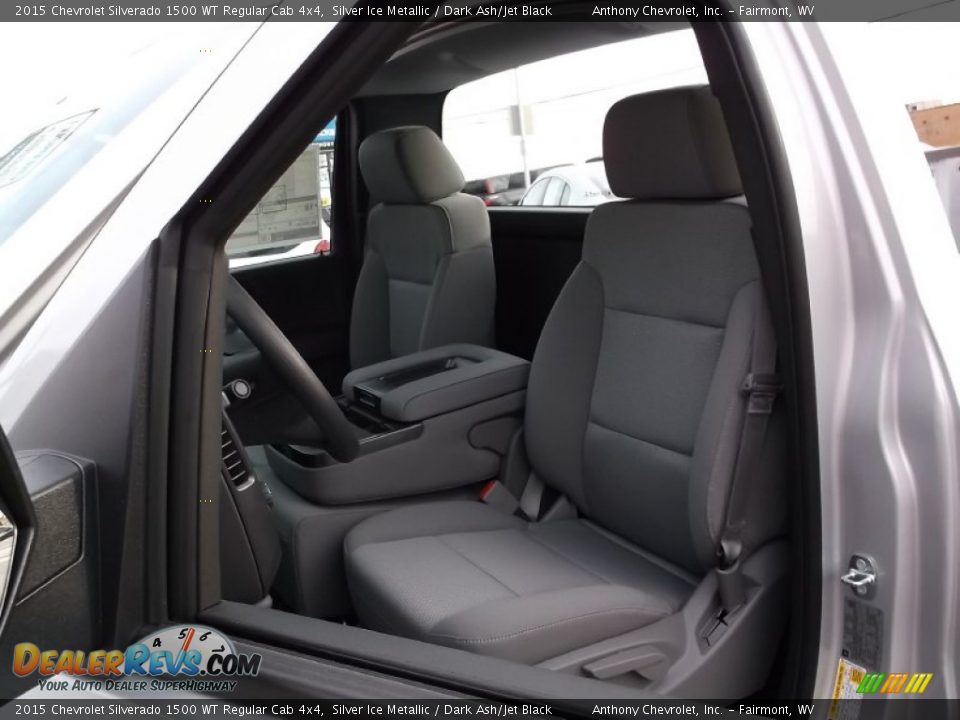 2015 Chevrolet Silverado 1500 WT Regular Cab 4x4 Silver Ice Metallic / Dark Ash/Jet Black Photo #14