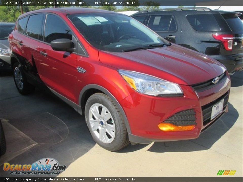 2015 Ford Escape SE Sunset Metallic / Charcoal Black Photo #1