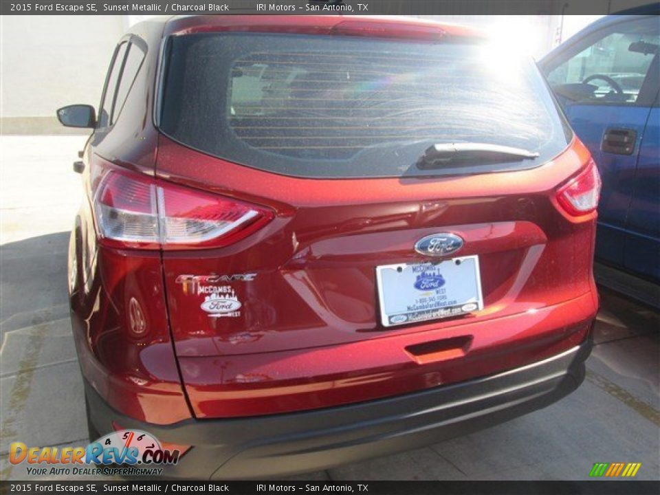 2015 Ford Escape SE Sunset Metallic / Charcoal Black Photo #5