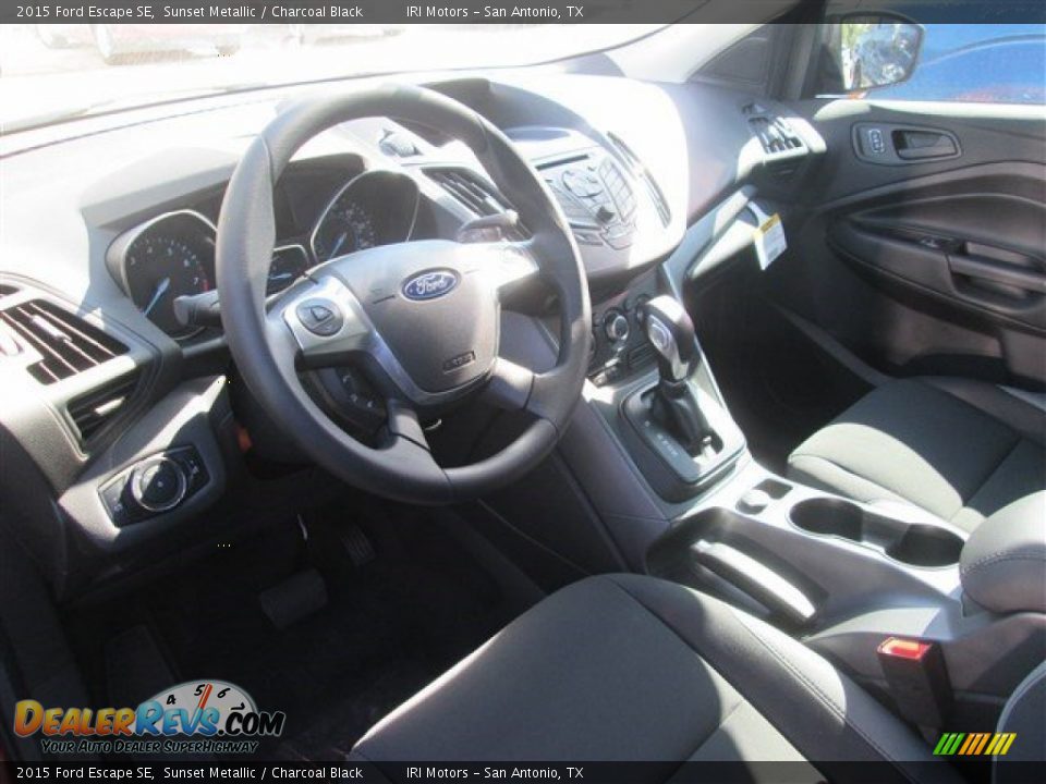 2015 Ford Escape SE Sunset Metallic / Charcoal Black Photo #12
