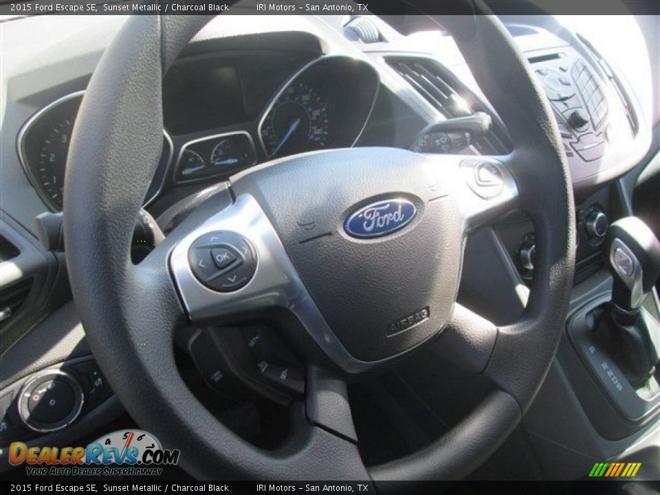2015 Ford Escape SE Sunset Metallic / Charcoal Black Photo #13
