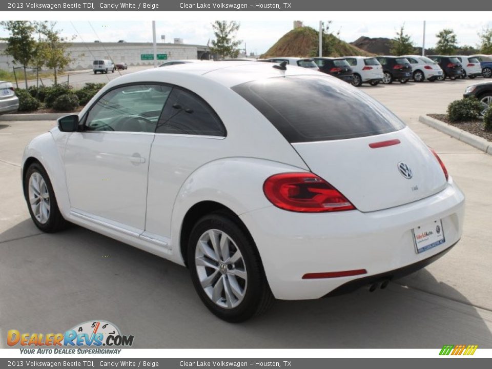 2013 Volkswagen Beetle TDI Candy White / Beige Photo #6