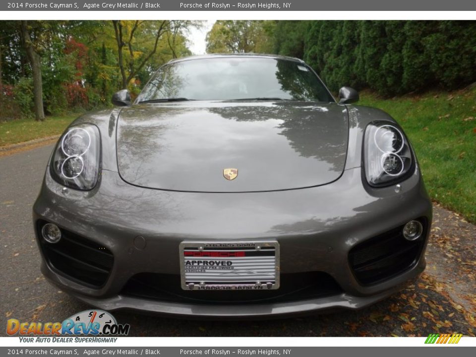 2014 Porsche Cayman S Agate Grey Metallic / Black Photo #10