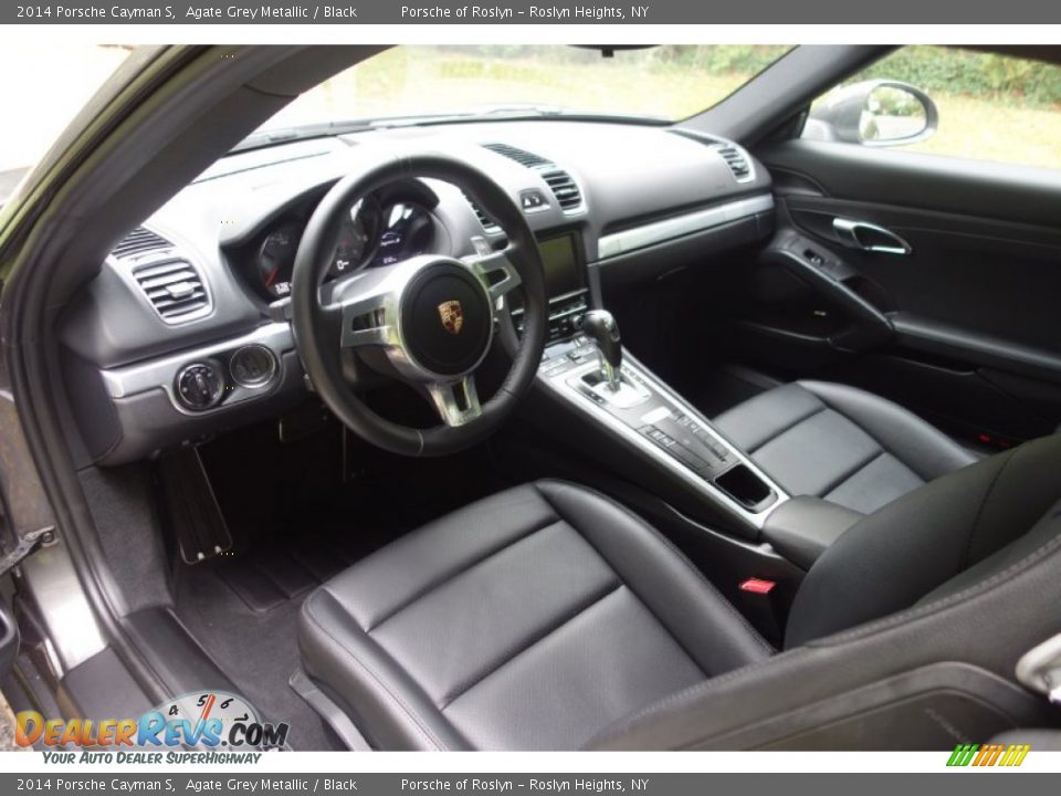 Black Interior - 2014 Porsche Cayman S Photo #12