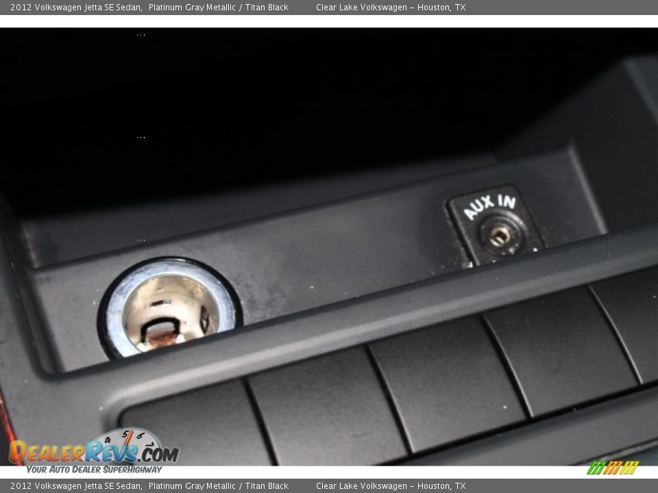 2012 Volkswagen Jetta SE Sedan Platinum Gray Metallic / Titan Black Photo #22