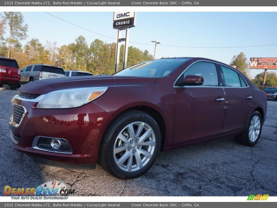 2015 Chevrolet Malibu LTZ Butte Red Metallic / Cocoa/Light Neutral Photo #3