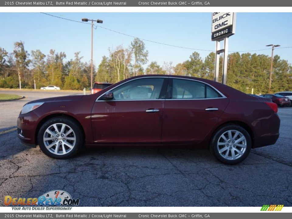 2015 Chevrolet Malibu LTZ Butte Red Metallic / Cocoa/Light Neutral Photo #4
