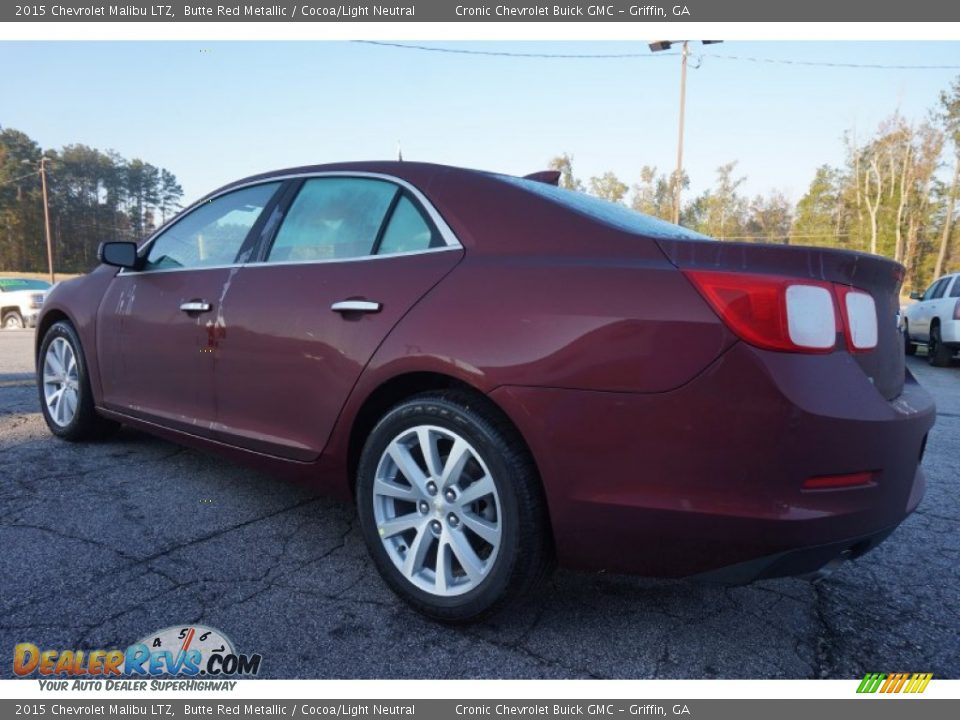 2015 Chevrolet Malibu LTZ Butte Red Metallic / Cocoa/Light Neutral Photo #5