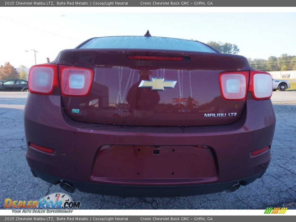2015 Chevrolet Malibu LTZ Butte Red Metallic / Cocoa/Light Neutral Photo #6