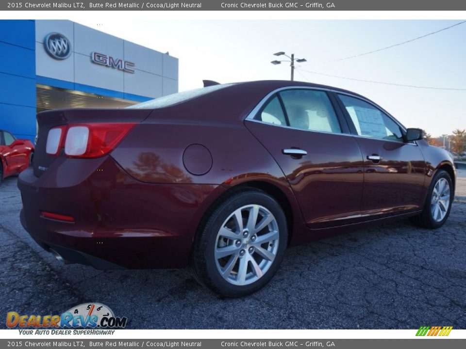 2015 Chevrolet Malibu LTZ Butte Red Metallic / Cocoa/Light Neutral Photo #7