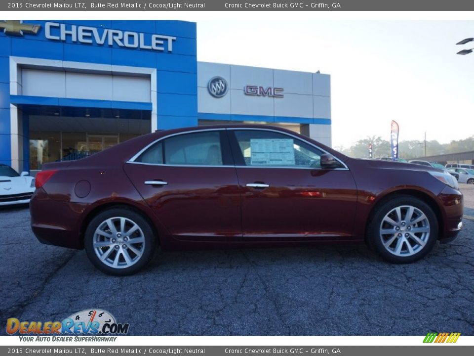 2015 Chevrolet Malibu LTZ Butte Red Metallic / Cocoa/Light Neutral Photo #8
