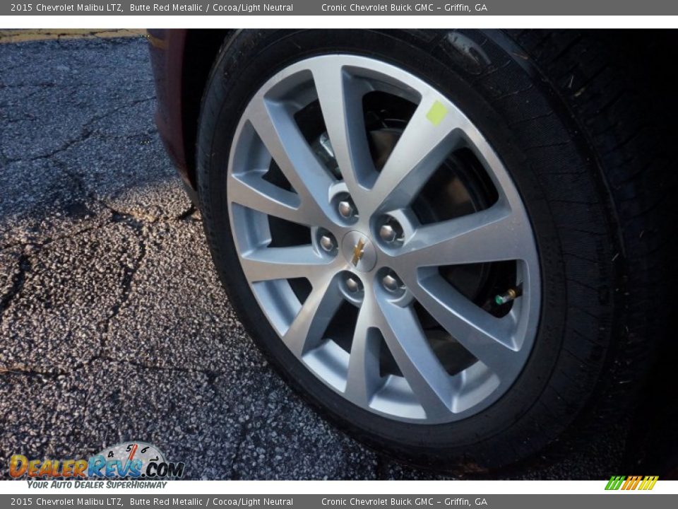 2015 Chevrolet Malibu LTZ Butte Red Metallic / Cocoa/Light Neutral Photo #12