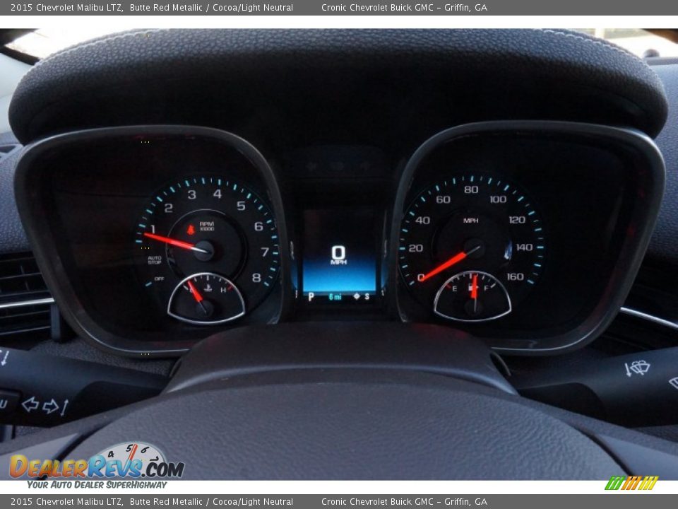 2015 Chevrolet Malibu LTZ Butte Red Metallic / Cocoa/Light Neutral Photo #14