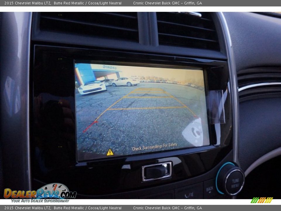 2015 Chevrolet Malibu LTZ Butte Red Metallic / Cocoa/Light Neutral Photo #16