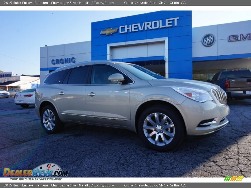 2015 Buick Enclave Premium Champagne Silver Metallic / Ebony/Ebony Photo #1