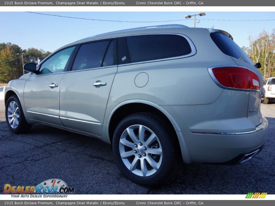 2015 Buick Enclave Premium Champagne Silver Metallic / Ebony/Ebony Photo #5