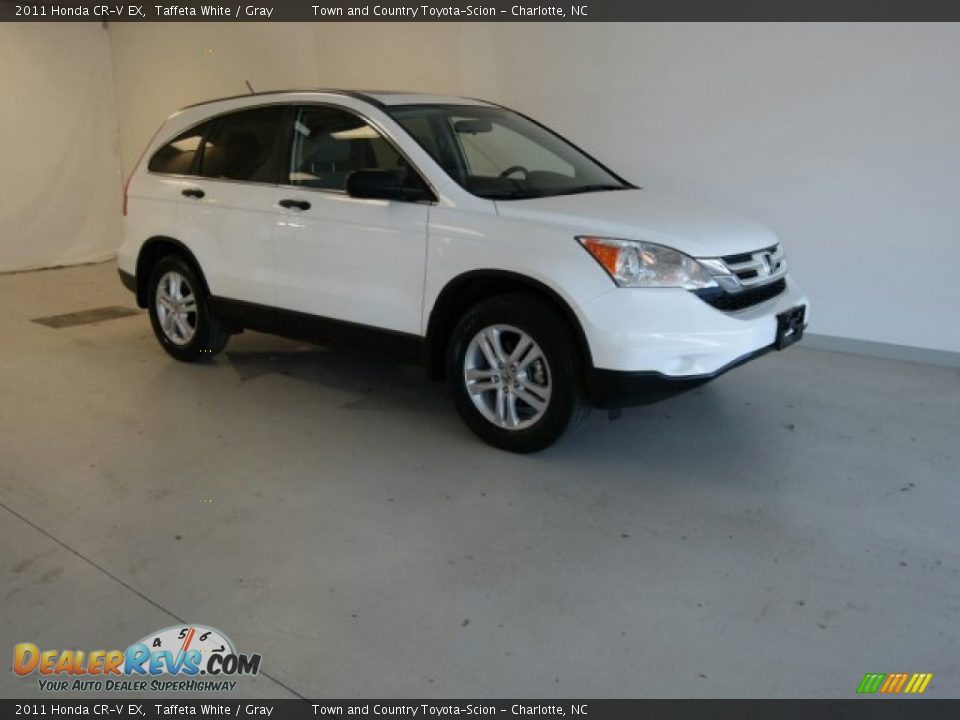2011 Honda CR-V EX Taffeta White / Gray Photo #4
