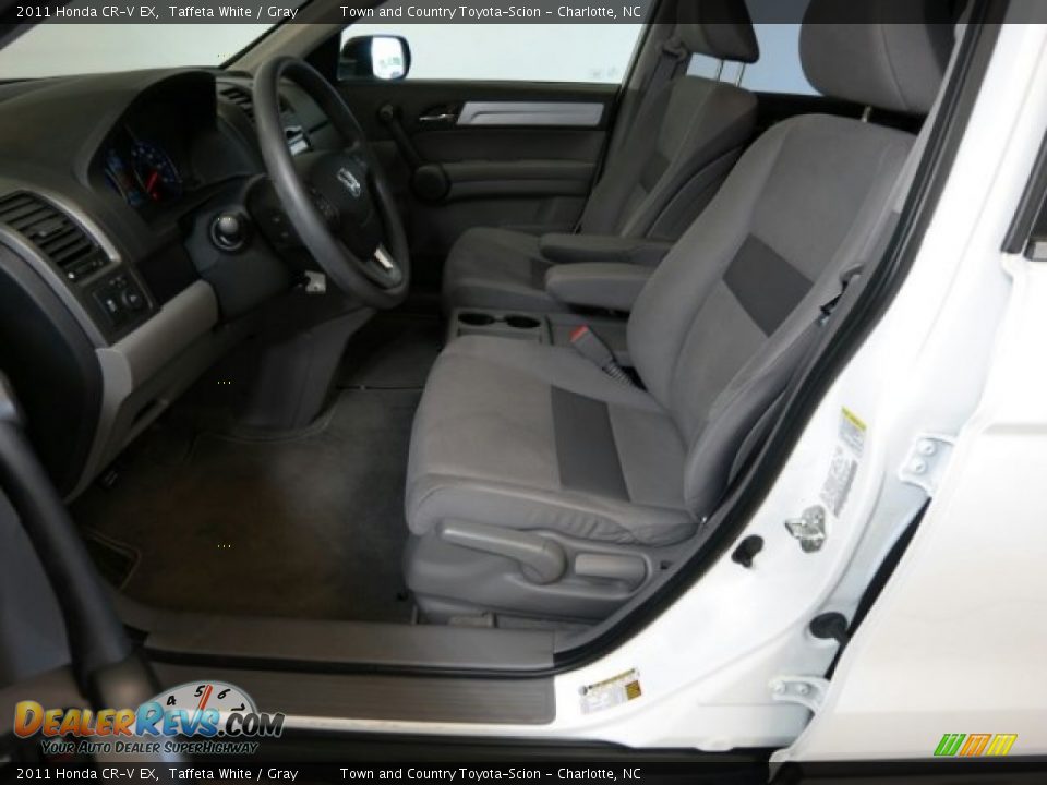 2011 Honda CR-V EX Taffeta White / Gray Photo #22