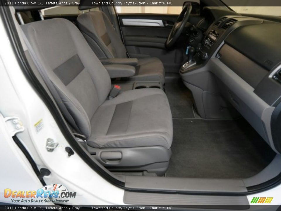 2011 Honda CR-V EX Taffeta White / Gray Photo #25
