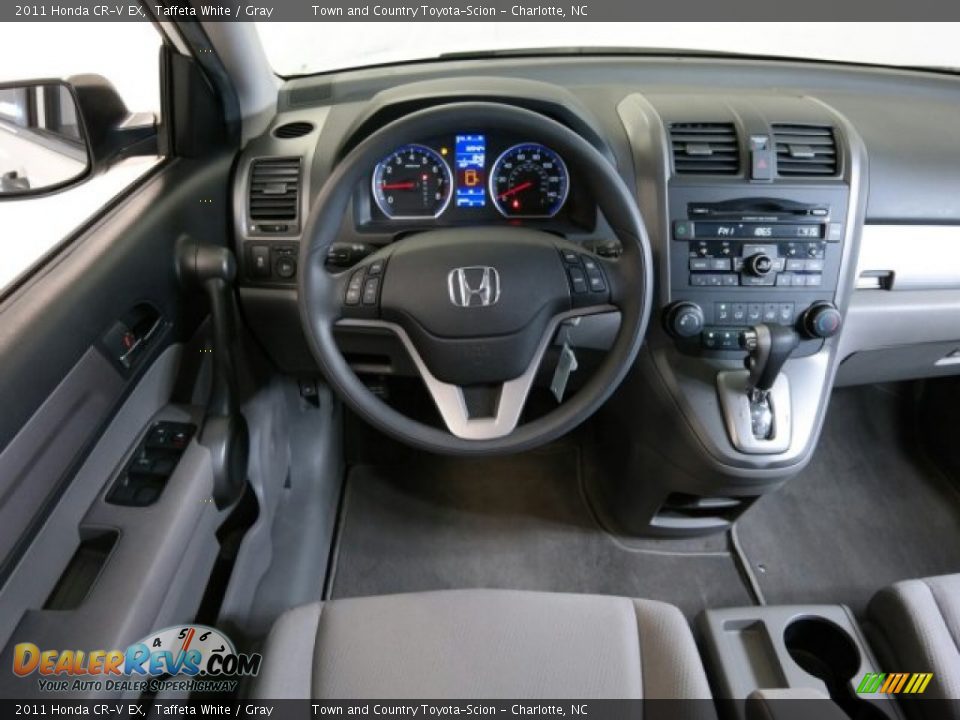 2011 Honda CR-V EX Taffeta White / Gray Photo #28
