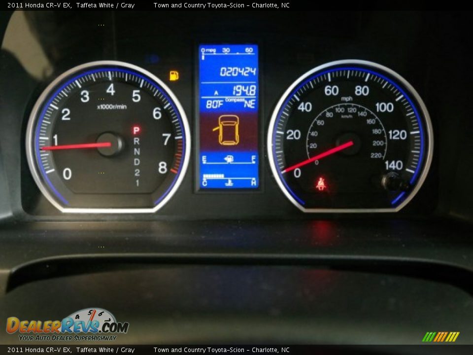 2011 Honda CR-V EX Taffeta White / Gray Photo #30