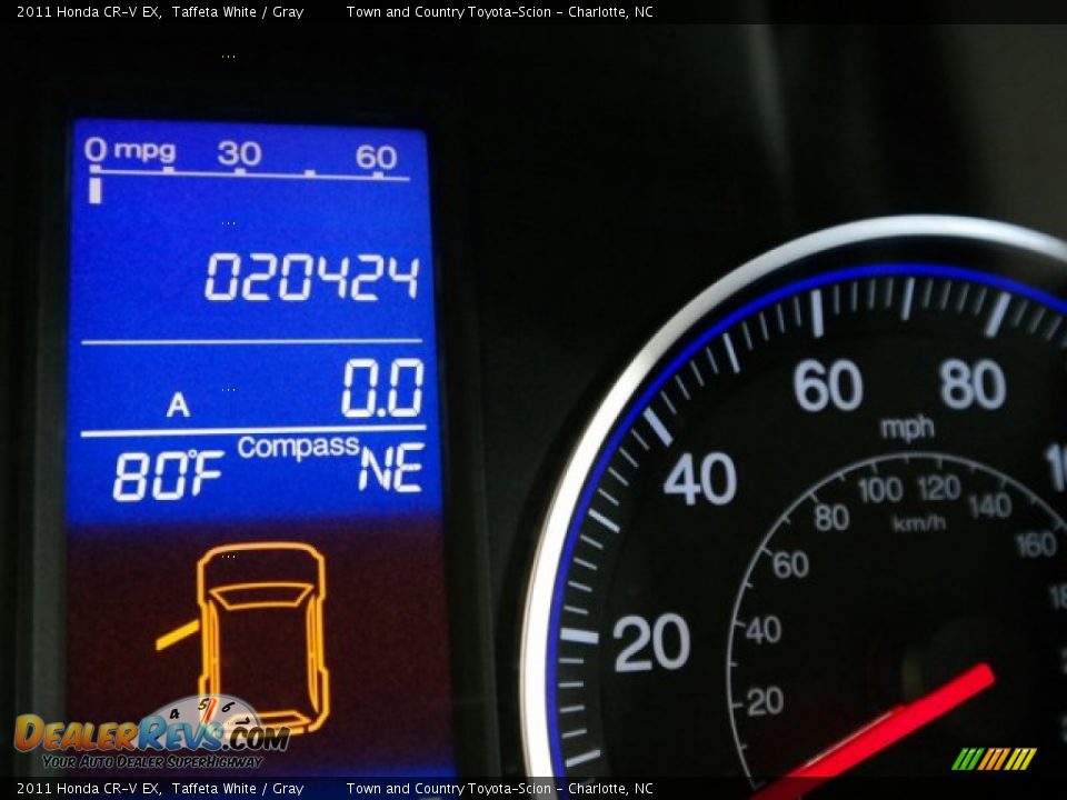 2011 Honda CR-V EX Taffeta White / Gray Photo #31