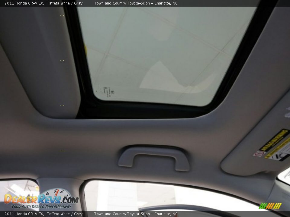 2011 Honda CR-V EX Taffeta White / Gray Photo #35