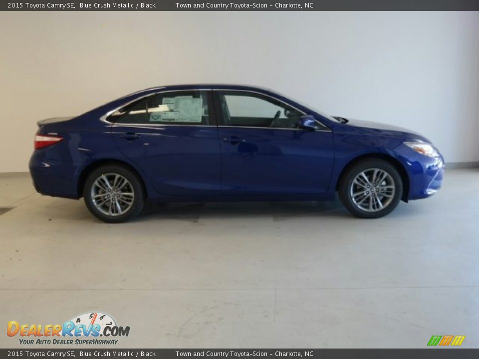 2015 Toyota Camry SE Blue Crush Metallic / Black Photo #1