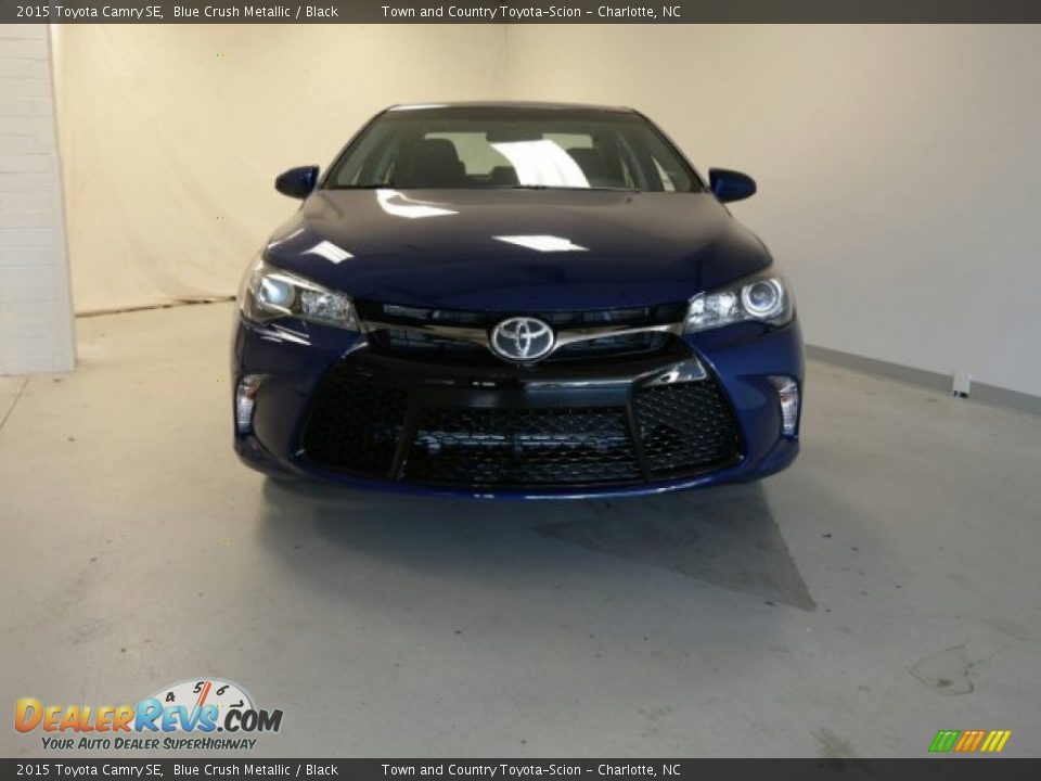 2015 Toyota Camry SE Blue Crush Metallic / Black Photo #5