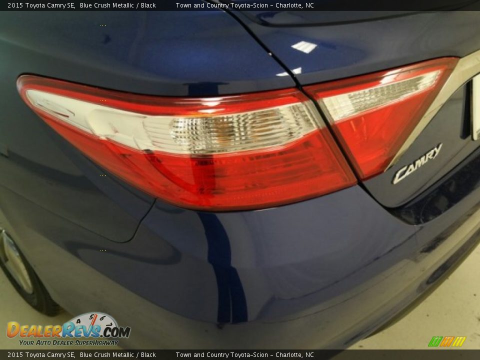 2015 Toyota Camry SE Blue Crush Metallic / Black Photo #6