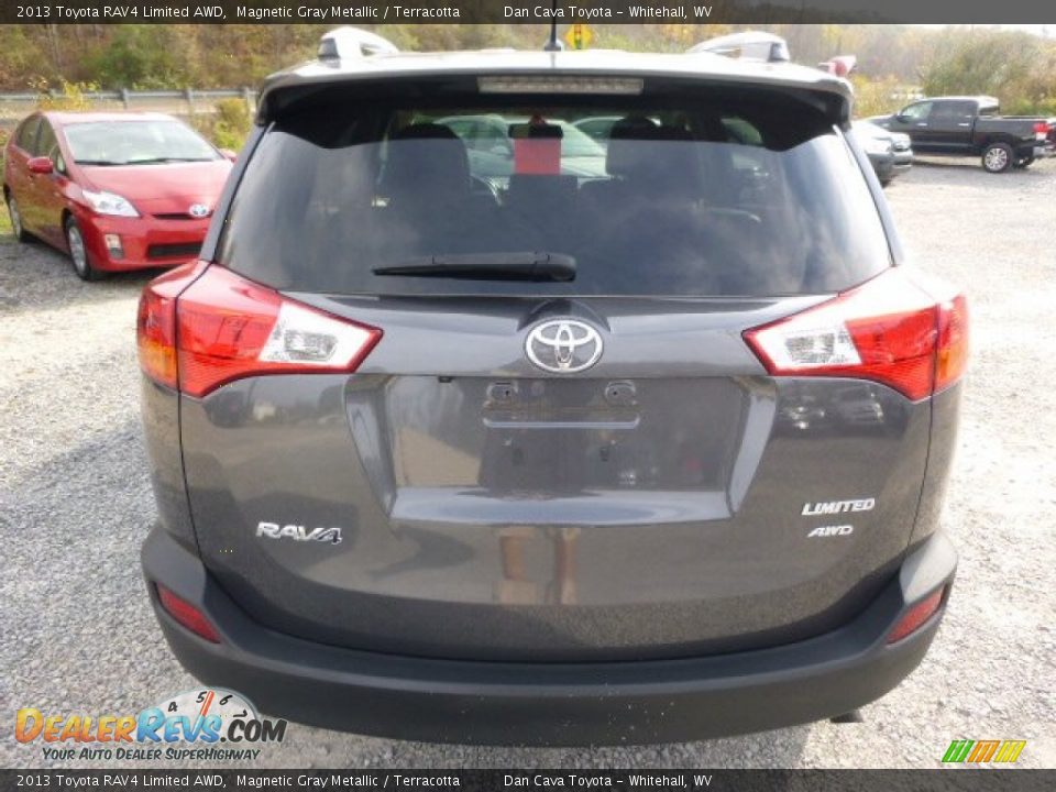 2013 Toyota RAV4 Limited AWD Magnetic Gray Metallic / Terracotta Photo #4