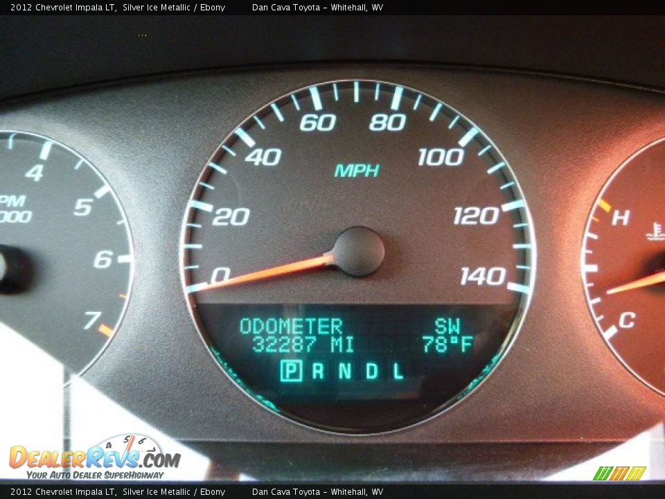 2012 Chevrolet Impala LT Silver Ice Metallic / Ebony Photo #20