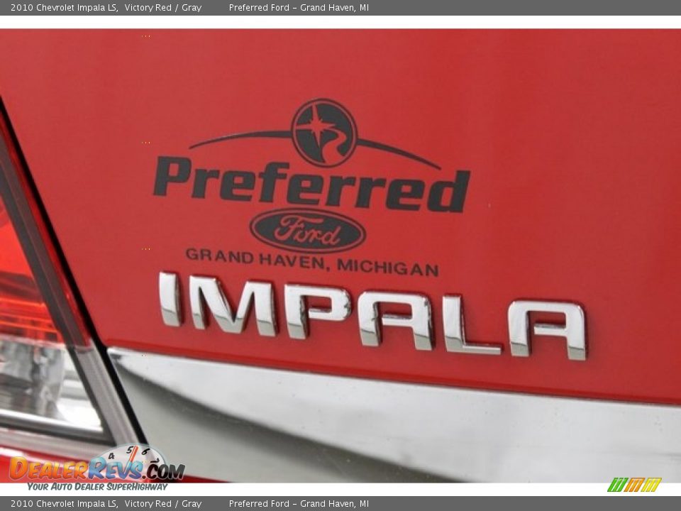 2010 Chevrolet Impala LS Victory Red / Gray Photo #8