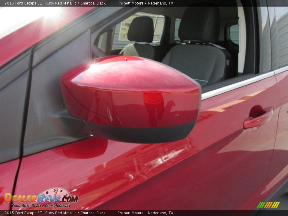 2015 Ford Escape SE Ruby Red Metallic / Charcoal Black Photo #12