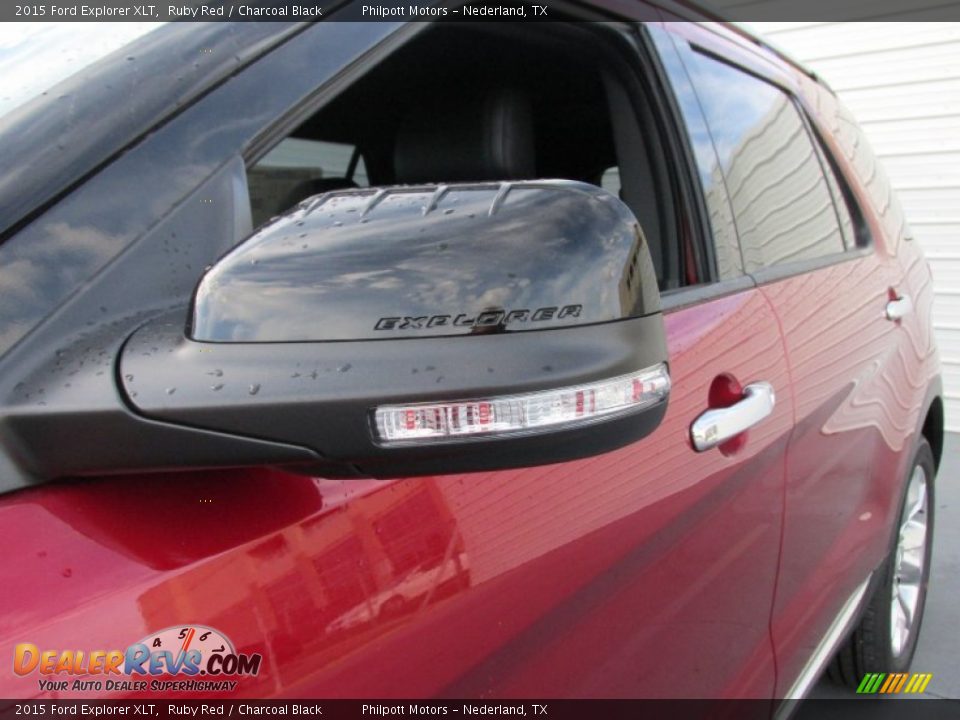 2015 Ford Explorer XLT Ruby Red / Charcoal Black Photo #12