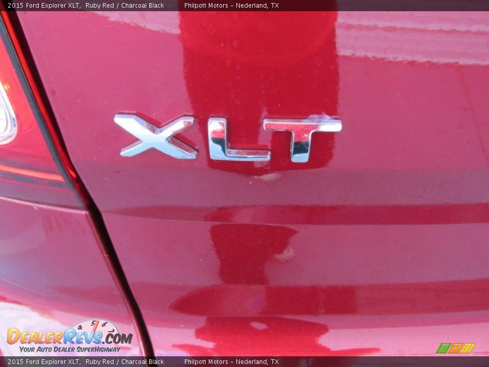 2015 Ford Explorer XLT Ruby Red / Charcoal Black Photo #13