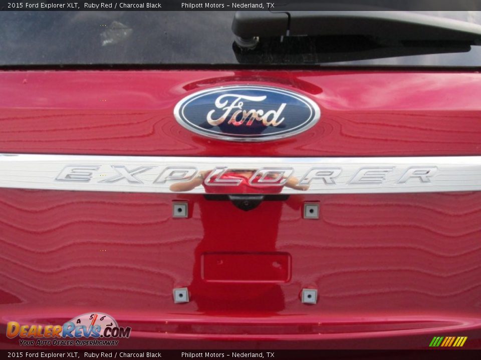 2015 Ford Explorer XLT Ruby Red / Charcoal Black Photo #14
