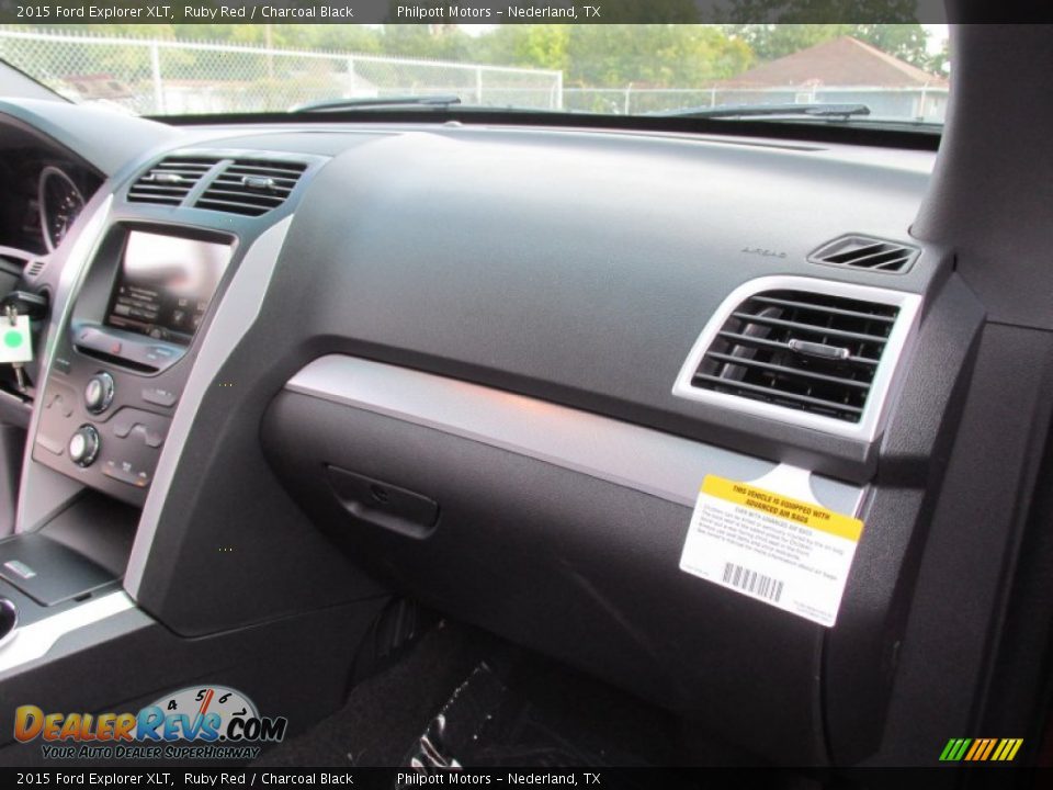 2015 Ford Explorer XLT Ruby Red / Charcoal Black Photo #17