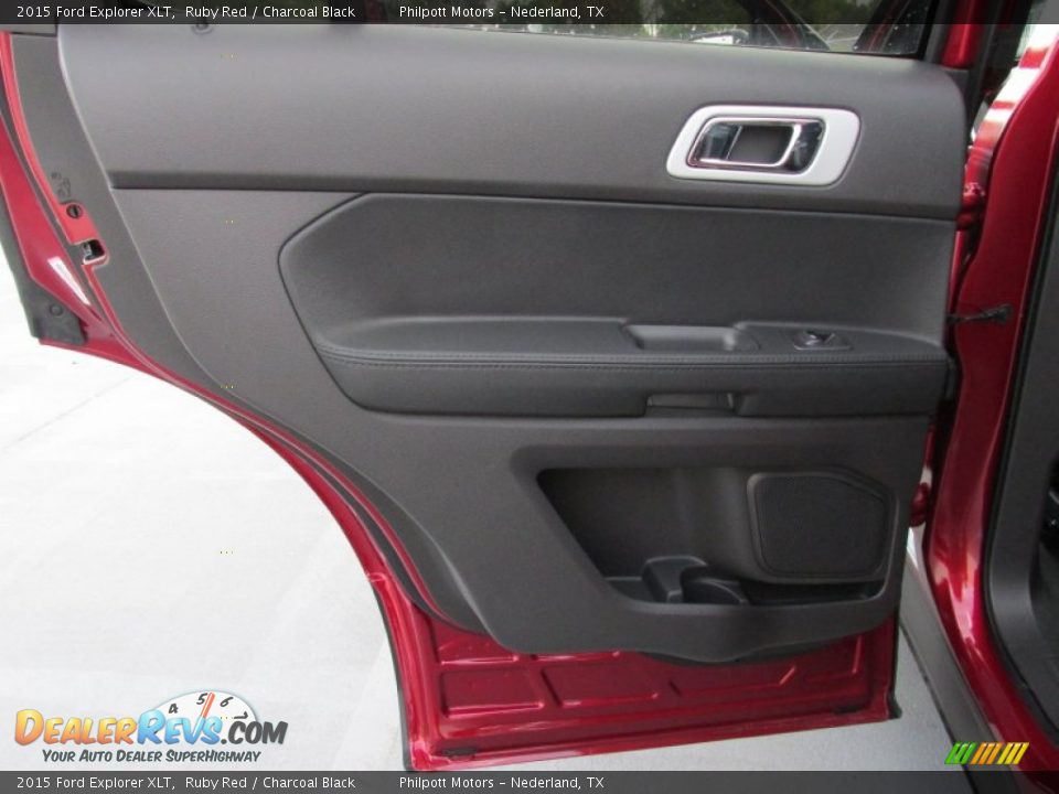 2015 Ford Explorer XLT Ruby Red / Charcoal Black Photo #21