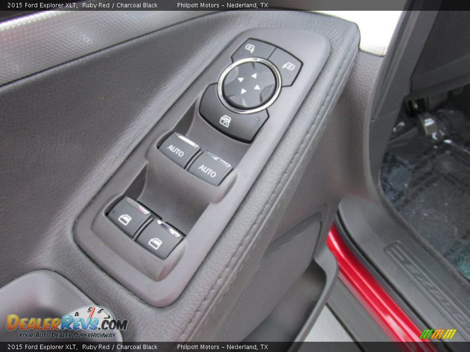 2015 Ford Explorer XLT Ruby Red / Charcoal Black Photo #25
