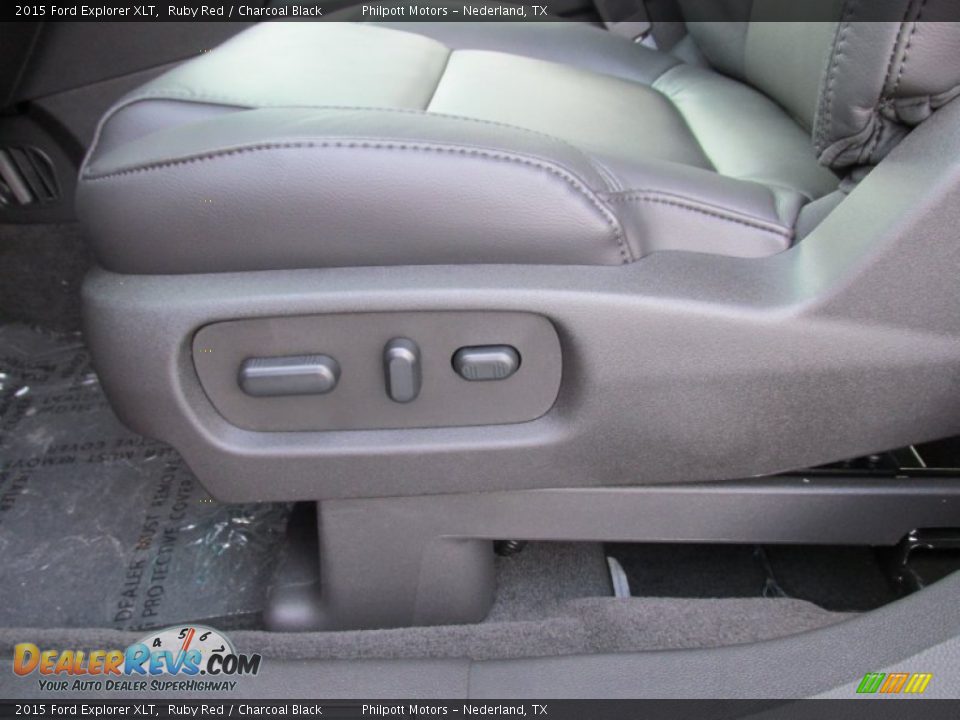 2015 Ford Explorer XLT Ruby Red / Charcoal Black Photo #27