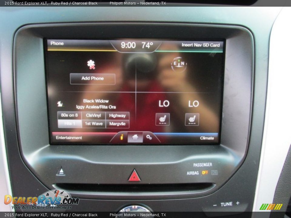 2015 Ford Explorer XLT Ruby Red / Charcoal Black Photo #30