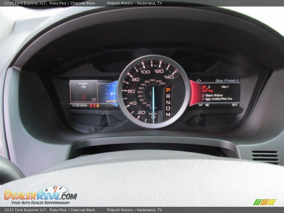 2015 Ford Explorer XLT Ruby Red / Charcoal Black Photo #34