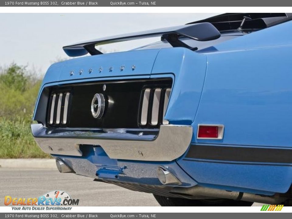 1970 Ford Mustang BOSS 302 Grabber Blue / Black Photo #14