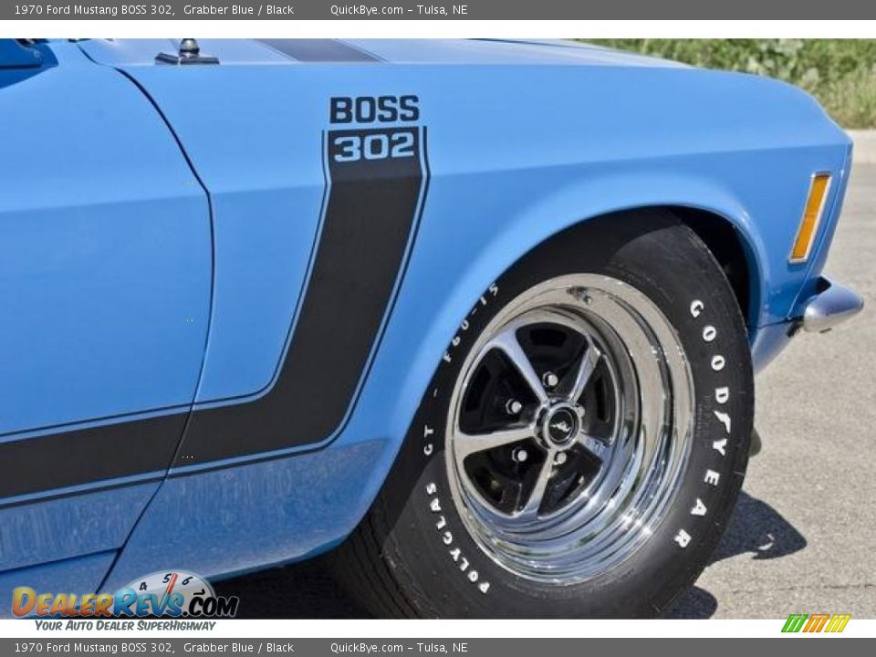 1970 Ford Mustang BOSS 302 Grabber Blue / Black Photo #15