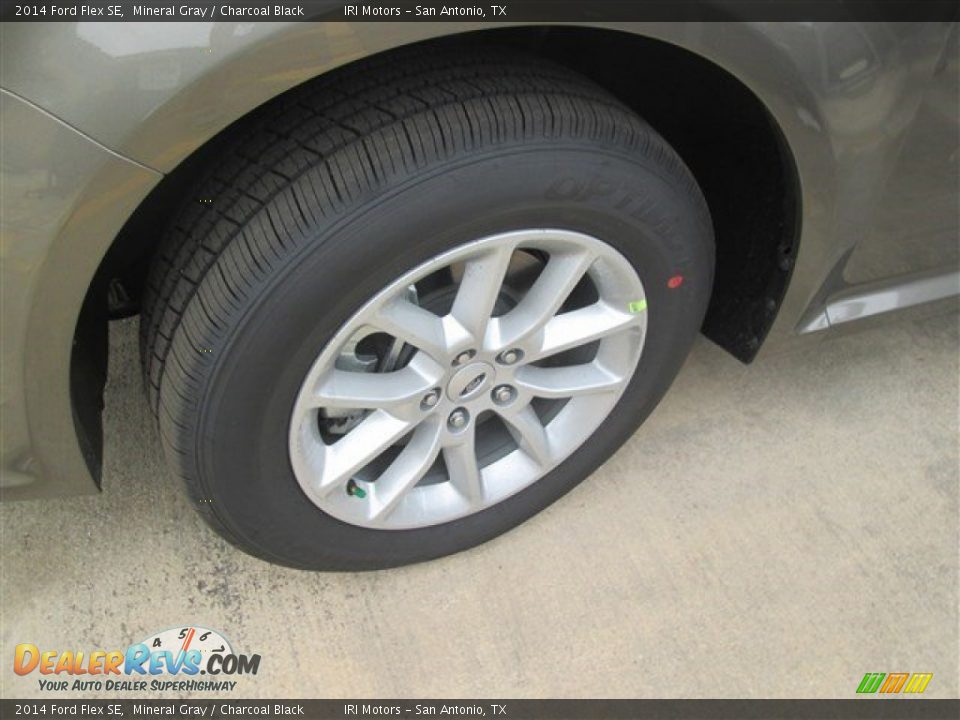 2014 Ford Flex SE Mineral Gray / Charcoal Black Photo #7