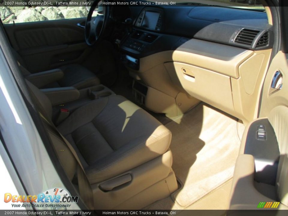 2007 Honda Odyssey EX-L Taffeta White / Ivory Photo #36